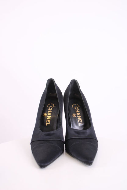 Chanel Court Heels Black 37 | UK 4, Black