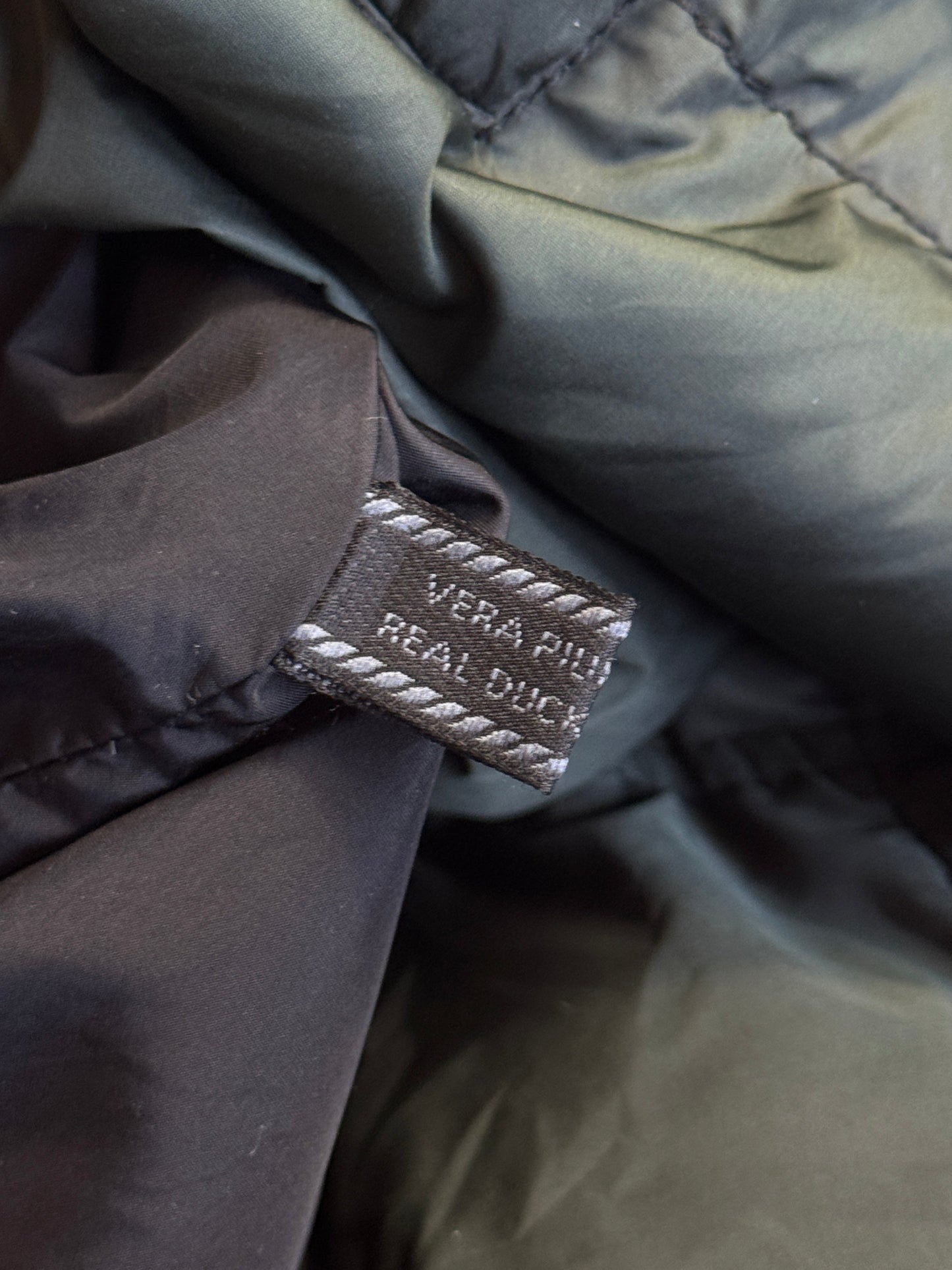 Prada Sport Green Down Quilt Technical Puffer Jacket