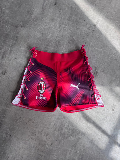 VT Rework: AC Milan Lace Detail Shorts