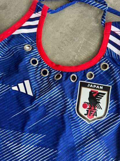 VT Rework: Japan Eyelet Halterneck Top