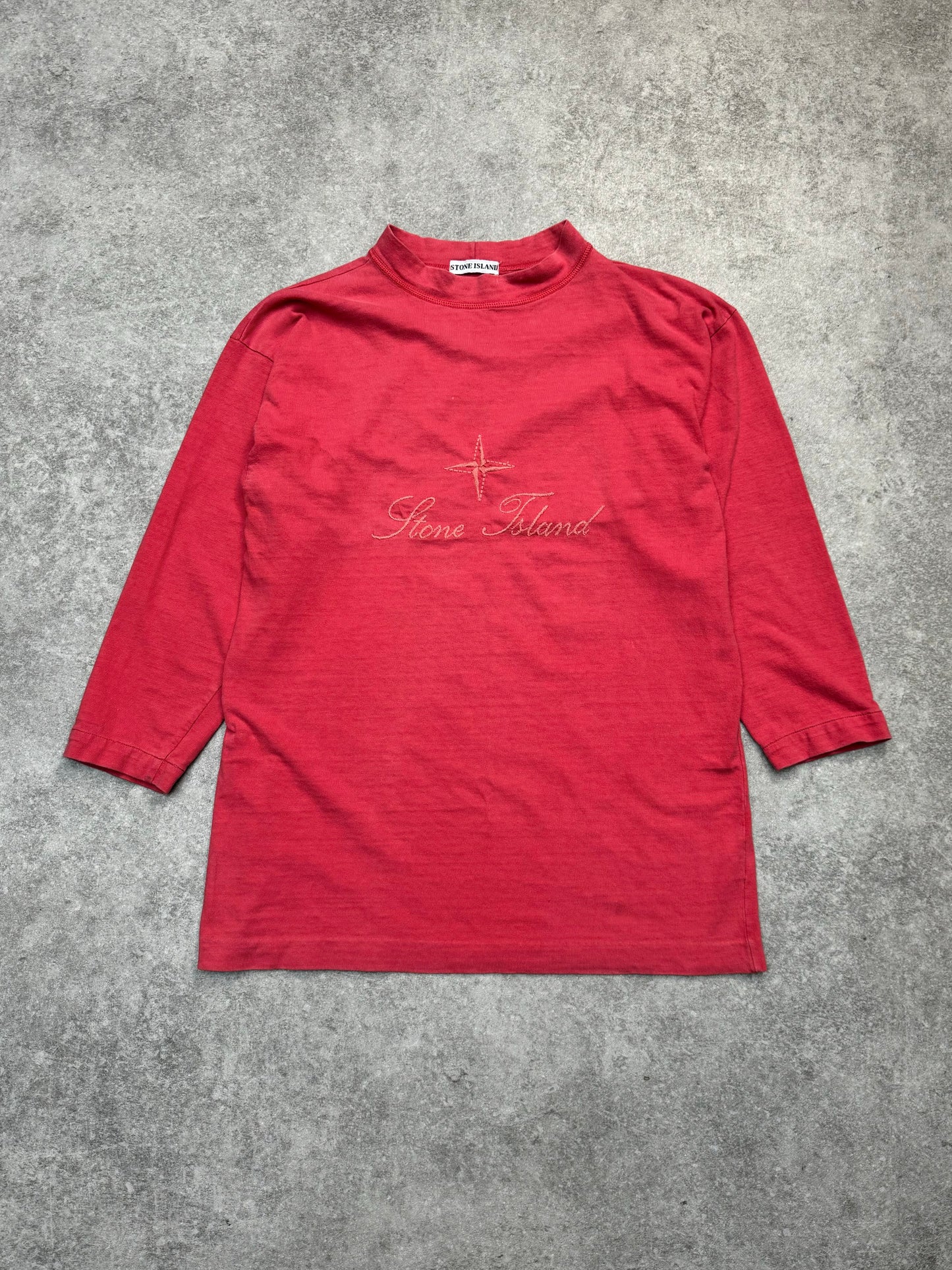 A/W1988 Stone Island Logo Embroidered Long Sleeve Tee