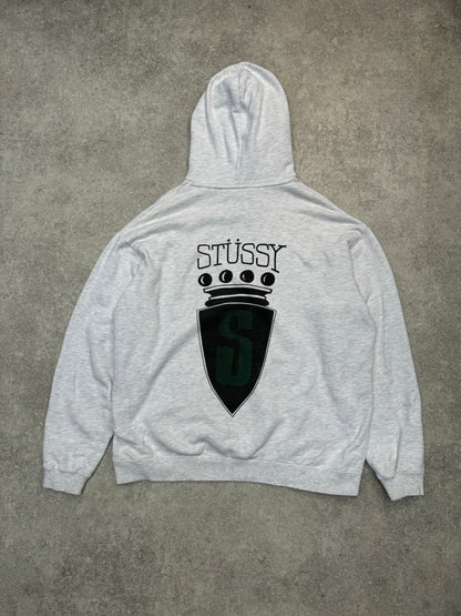 Stussy Crown S Logo Printed Hoodie