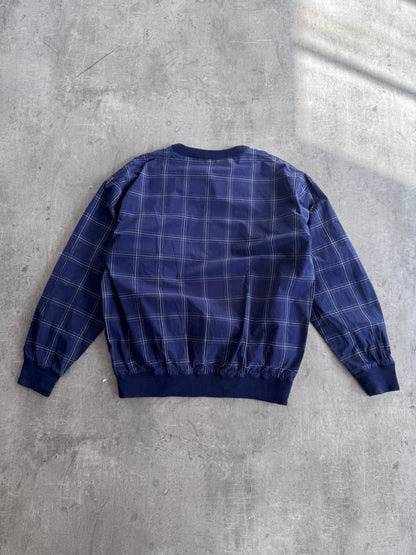 Polo Ralph Lauren Plaid Navy Nylon Sweater