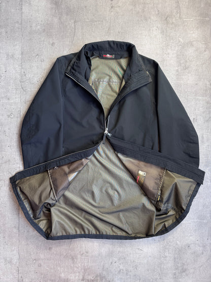 Prada Black Nylon Gore Tex Dual Zip Tech Jacket ART SGV732 (Sold As Seen)