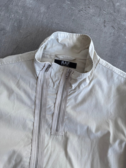 Raf Simons Asymmetrical Beige Bomber