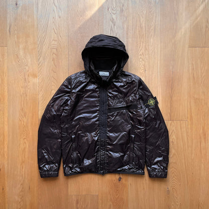 Stone Island Pertex Quantum Y Primaloft Concealed Hood Jacket | Large, Burgundy