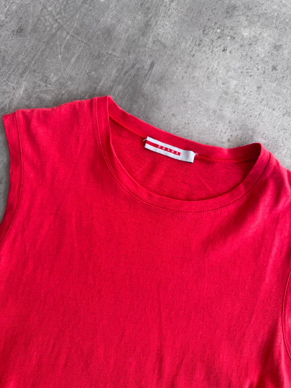 Prada Red Tank Top