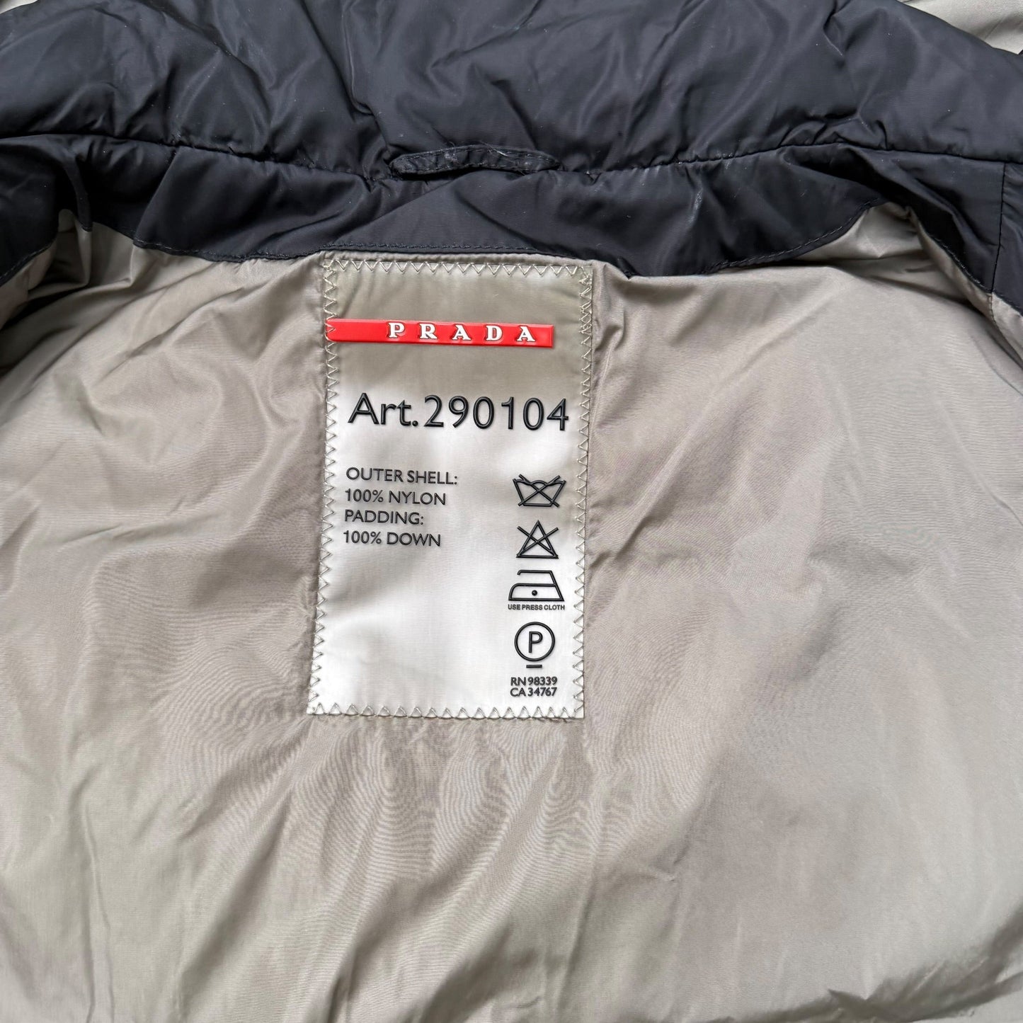 Womens Prada Sport Down Gilet (S)