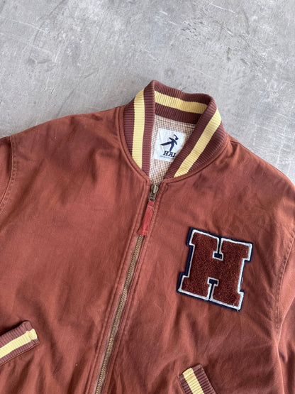 Hai Sporting Gear Brown Varsity Bomber