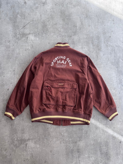 Hai Sporting Gear Brown Varsity Bomber