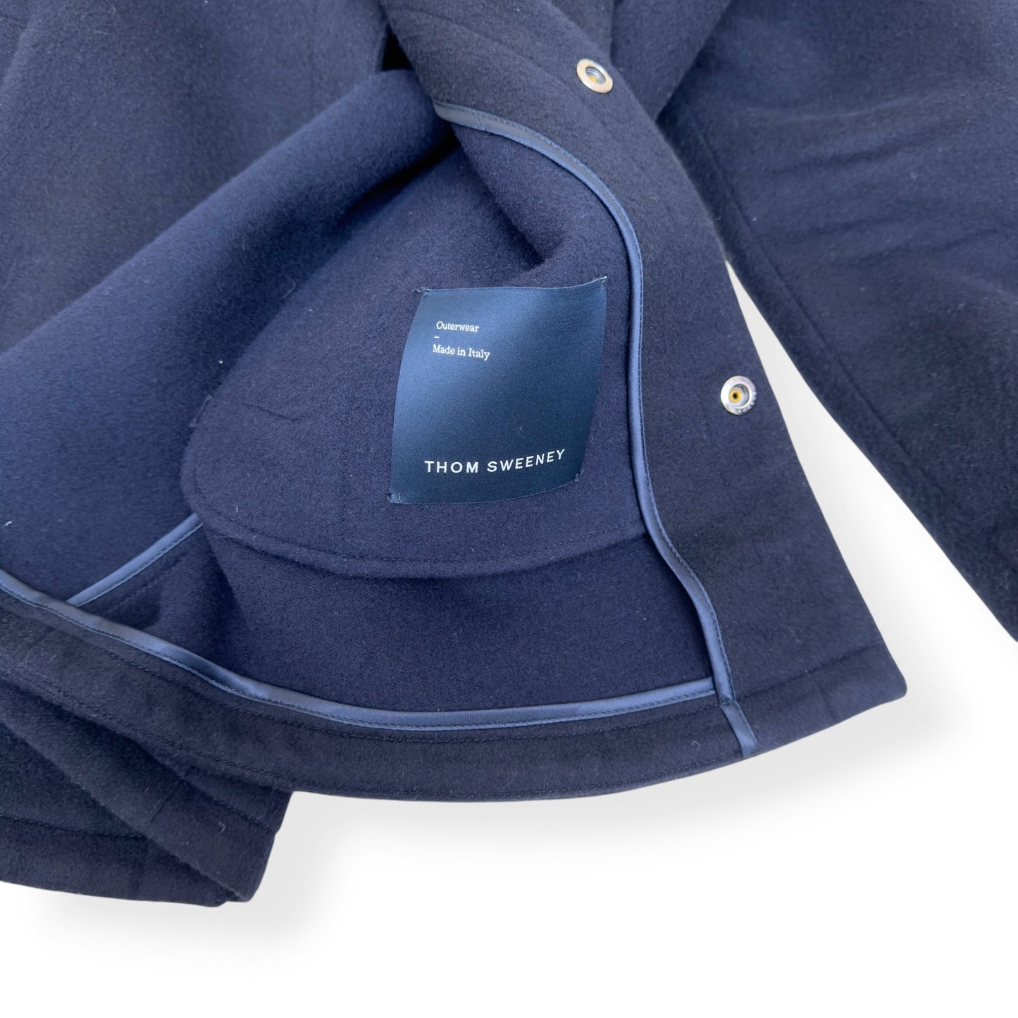 THOM SWEENEY CASHMERE JACKET BLUE 48 / S | Small, Blue