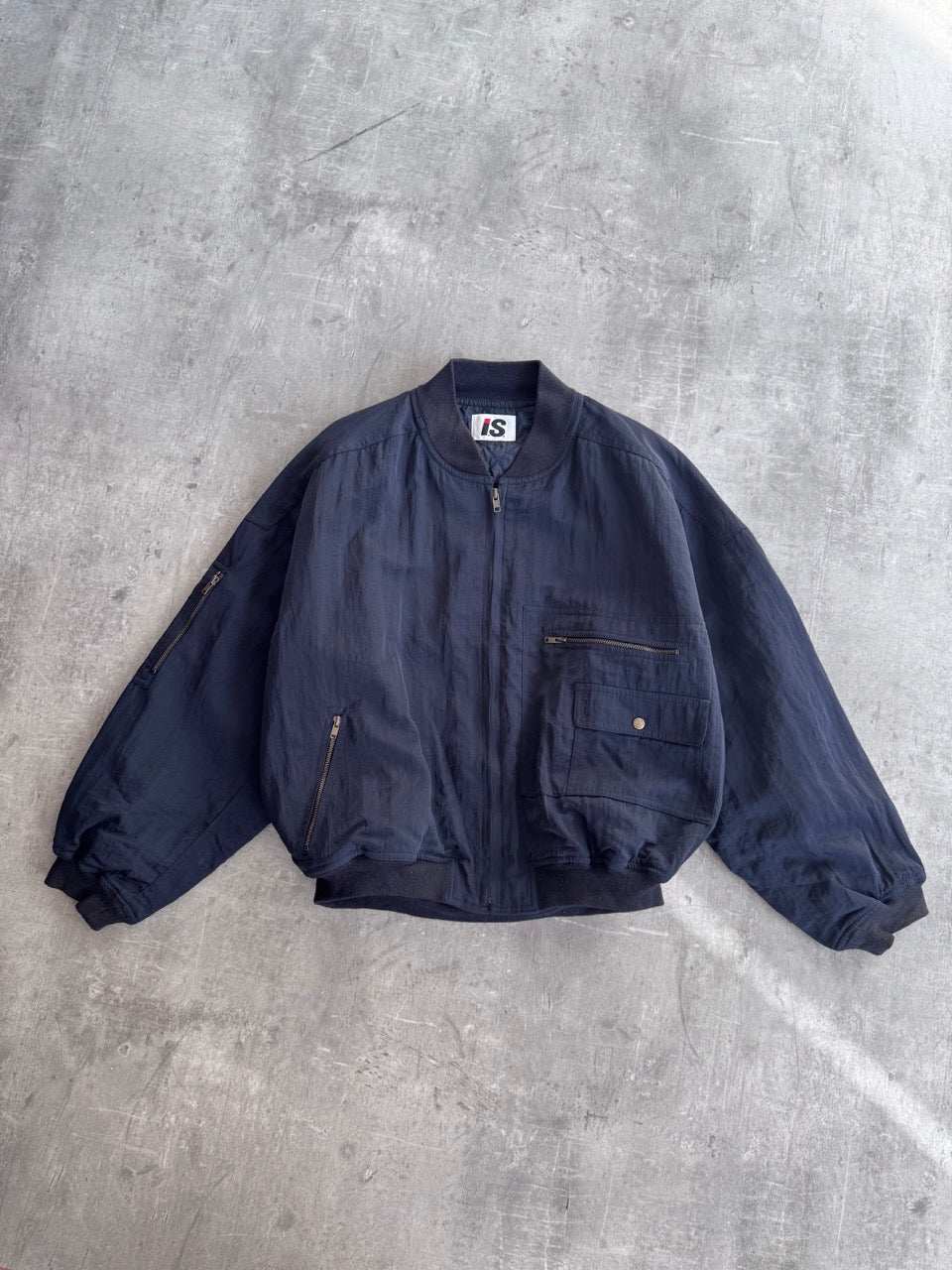 Rare 90s Issey Miyake Sport Cargo Logo Nylon Bomber