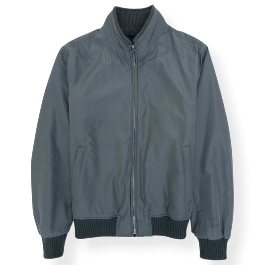 THOM SWEENEY NYLON WOOL / CASHMERE LINED JACKET GREEN 52 / L | Large, Green