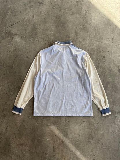 Christian Dior Sports Two Tone Long Sleeve Polo