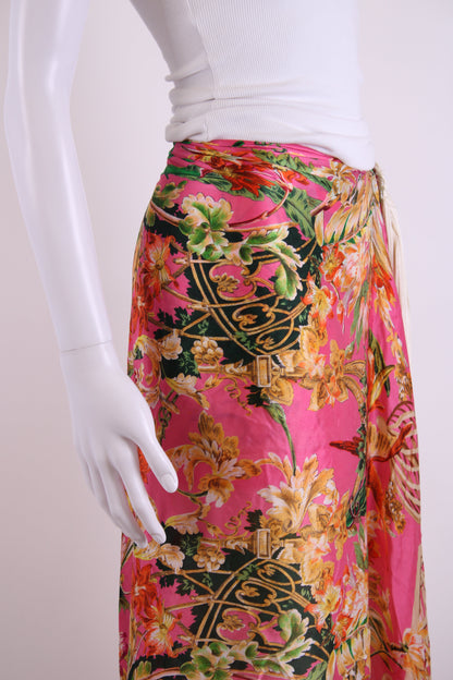 Christian Dior Summer 1995 Floral Sarong Pink/ Cream | O/S, Cream