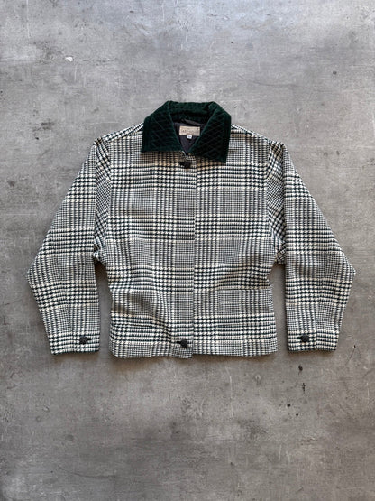 1980 Gianni Versace Wool Plaid Bomber | Small, Multicoloured