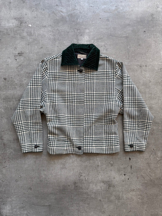 1980 Gianni Versace Wool Plaid Bomber | Small, Multicoloured