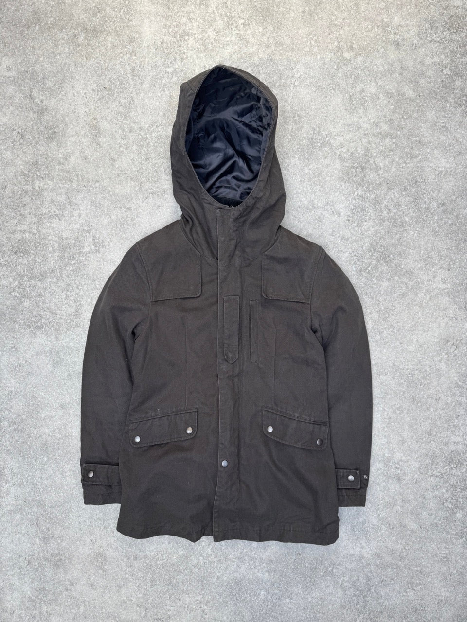 Katharine Hamnett Detachable Lining Hooded Parka Jacket