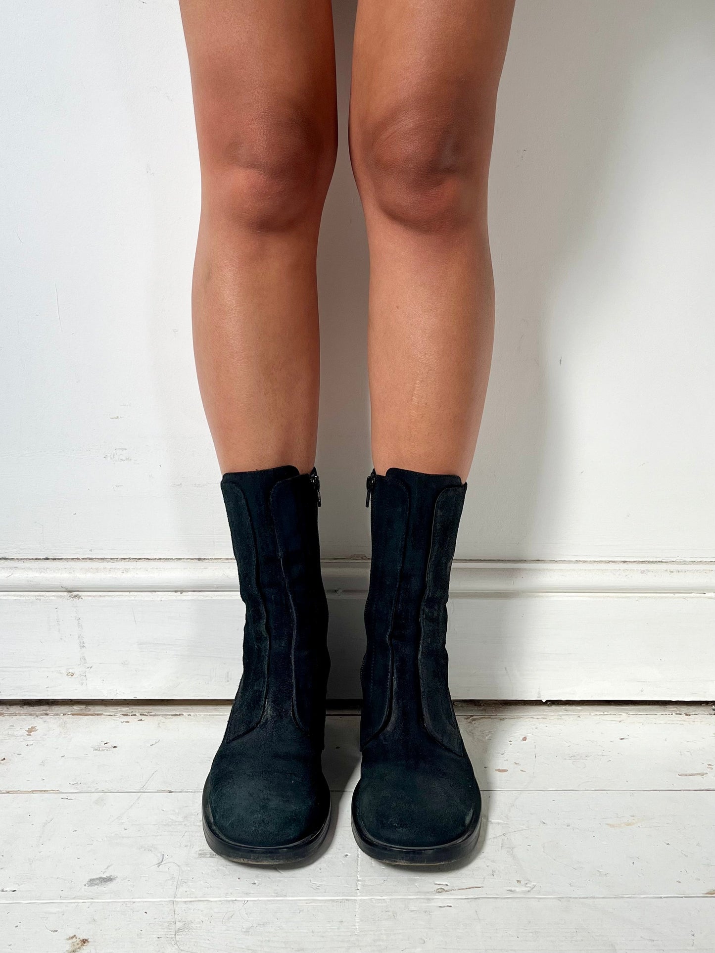 A.F VANDEVORST SUEDE BOOTS (EU 39) | DEFAULT TITLE, Black