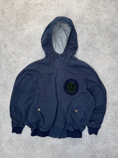 1980s Chisato Tsumori x Issey Miyake Two Tone Reversible Hoodie