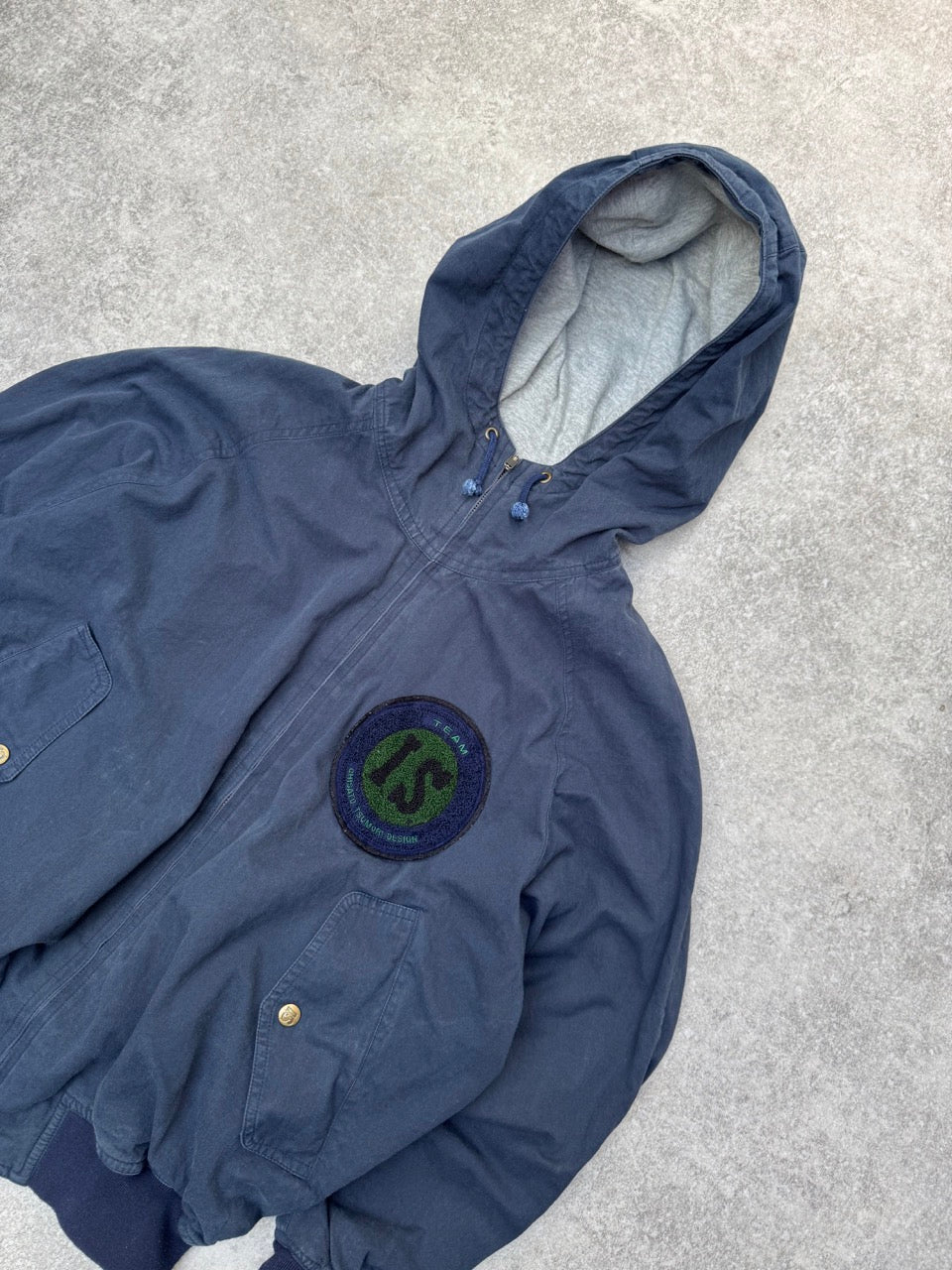 1980s Chisato Tsumori x Issey Miyake Two Tone Reversible Hoodie