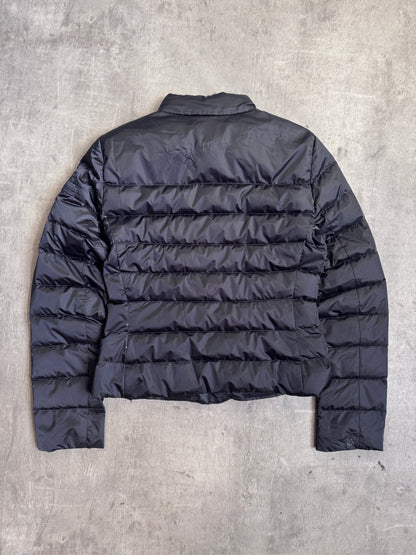 Prada Black Lightweight Nylon Down Puffer Jacket Art 290292