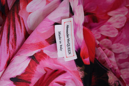 Alexander McQueen S/S Floral Blouse Pink S | Small, Pink