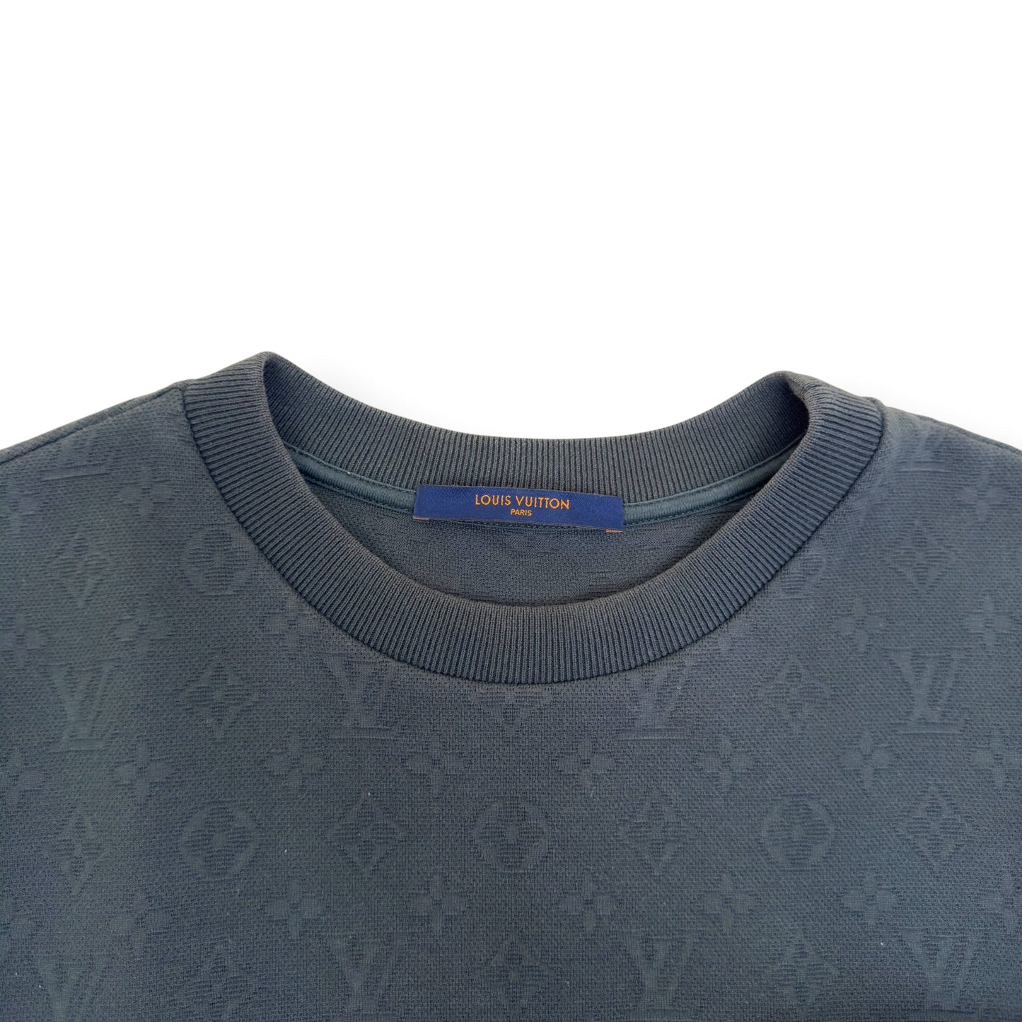 LOUIS VUITTON MONOGRAM SIGNATURE 3D POCKET T-SHIRT GREEN M | Medium, Green