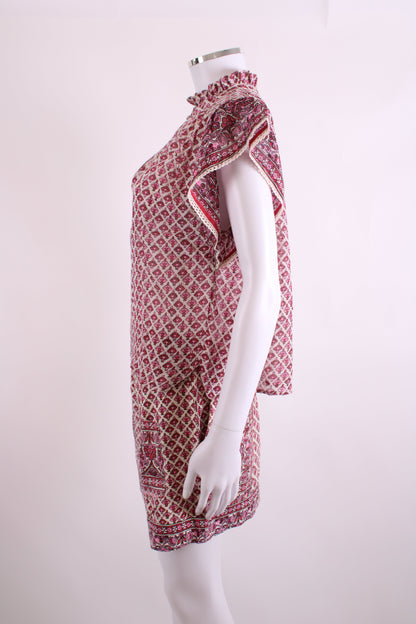 M.A.B.E Blouse/ Shorts Print Co-ord Pink/White S | Small, Pink