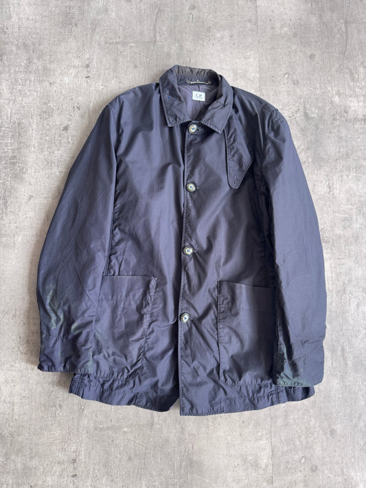 90s C.P. Company Navy Single Breasted Trench