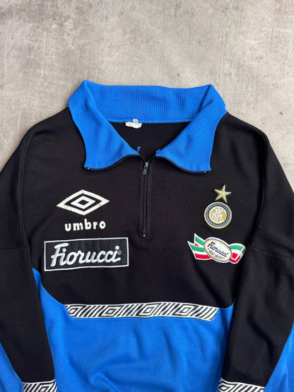 Umbro Vintage 92' Inter Milan Fiorucci Quarter Zip Tech Sweater