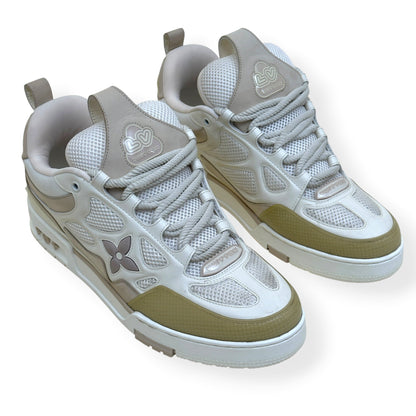 LOUIS VUITTON LV SKATE SNEAKER LUXURY BEIGE UK10 | UK 10, Beige