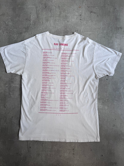 S/S 2020 Raf Simons Antwerp Tour Graphic Tee | Large, White