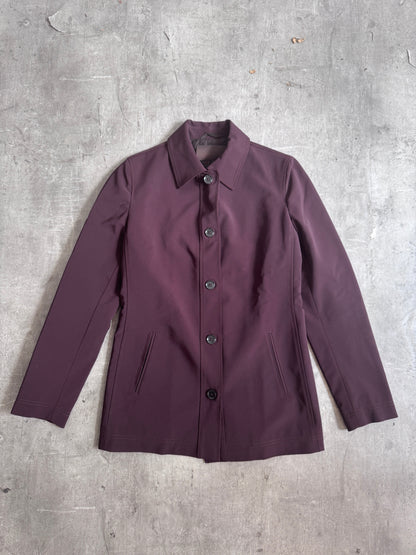Prada Coffee Brown Nylon Chore Jacket | Extra Small, Multicoloured