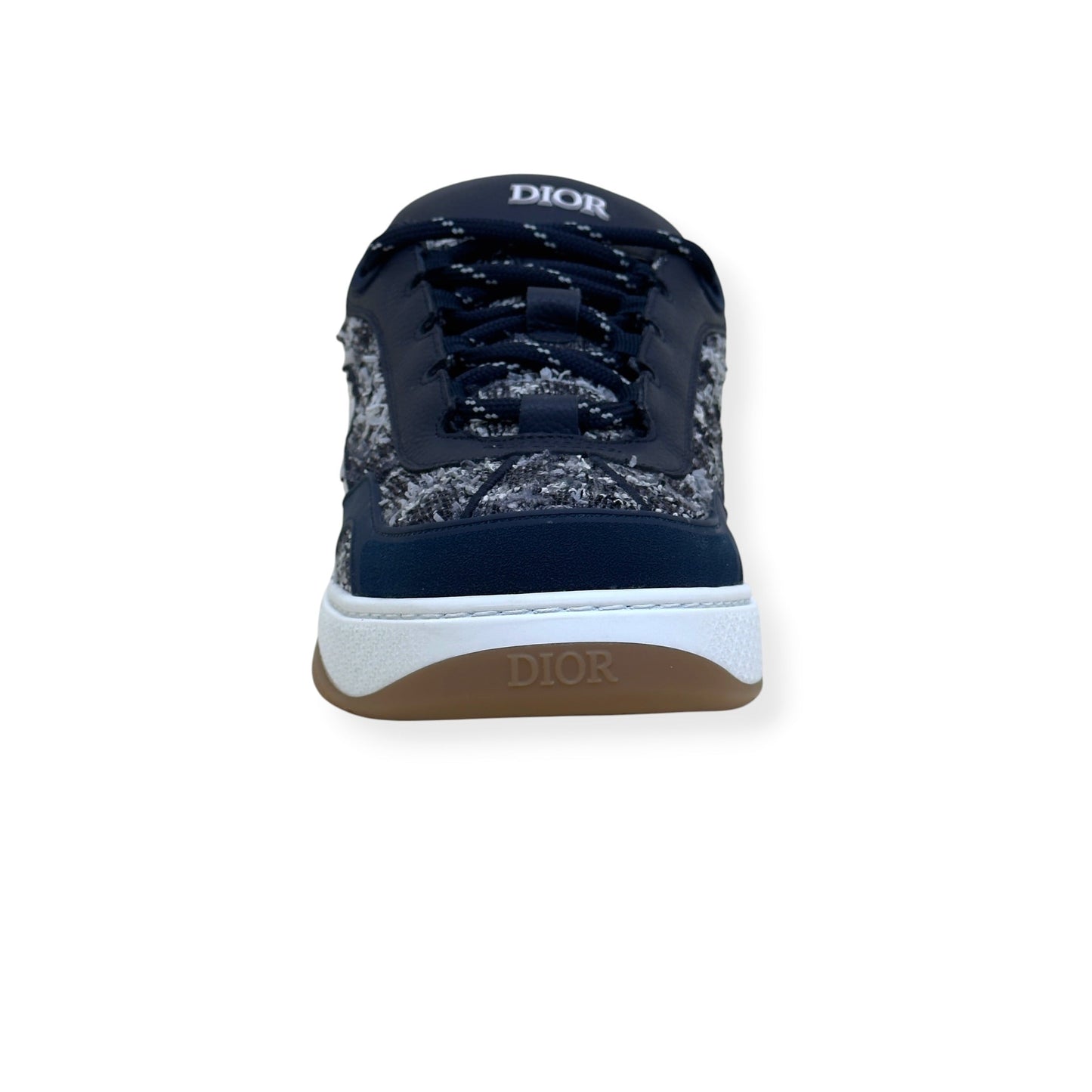 DIOR B9S 822/888 SKATER TWEED SNEAKER NAVY 45 / UK11 | UK 11, Navy