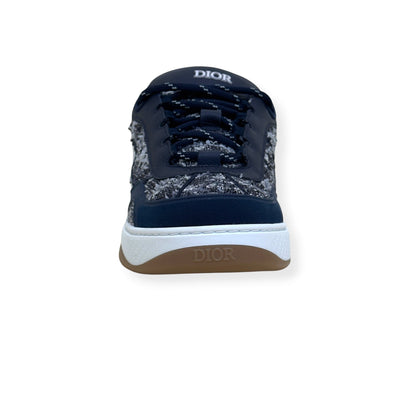DIOR B9S 822/888 SKATER TWEED SNEAKER NAVY 45 / UK11 | UK 11, Navy