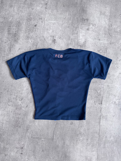 VT Rework: F.C. Barcelona Asymmetrical Lace Top