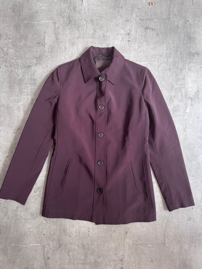 Prada Coffee Brown Nylon Chore Jacket | Extra Small, Multicoloured
