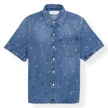 AXEL ARIGATO MILES DENIM SHIRT BLUE M | Medium, Blue