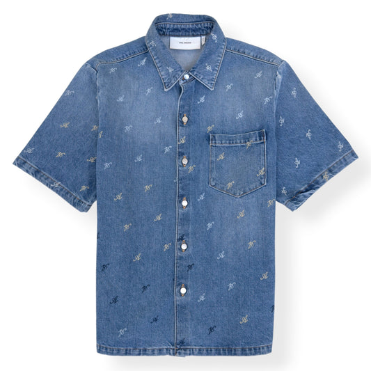 AXEL ARIGATO MILES DENIM SHIRT BLUE M | Medium, Blue