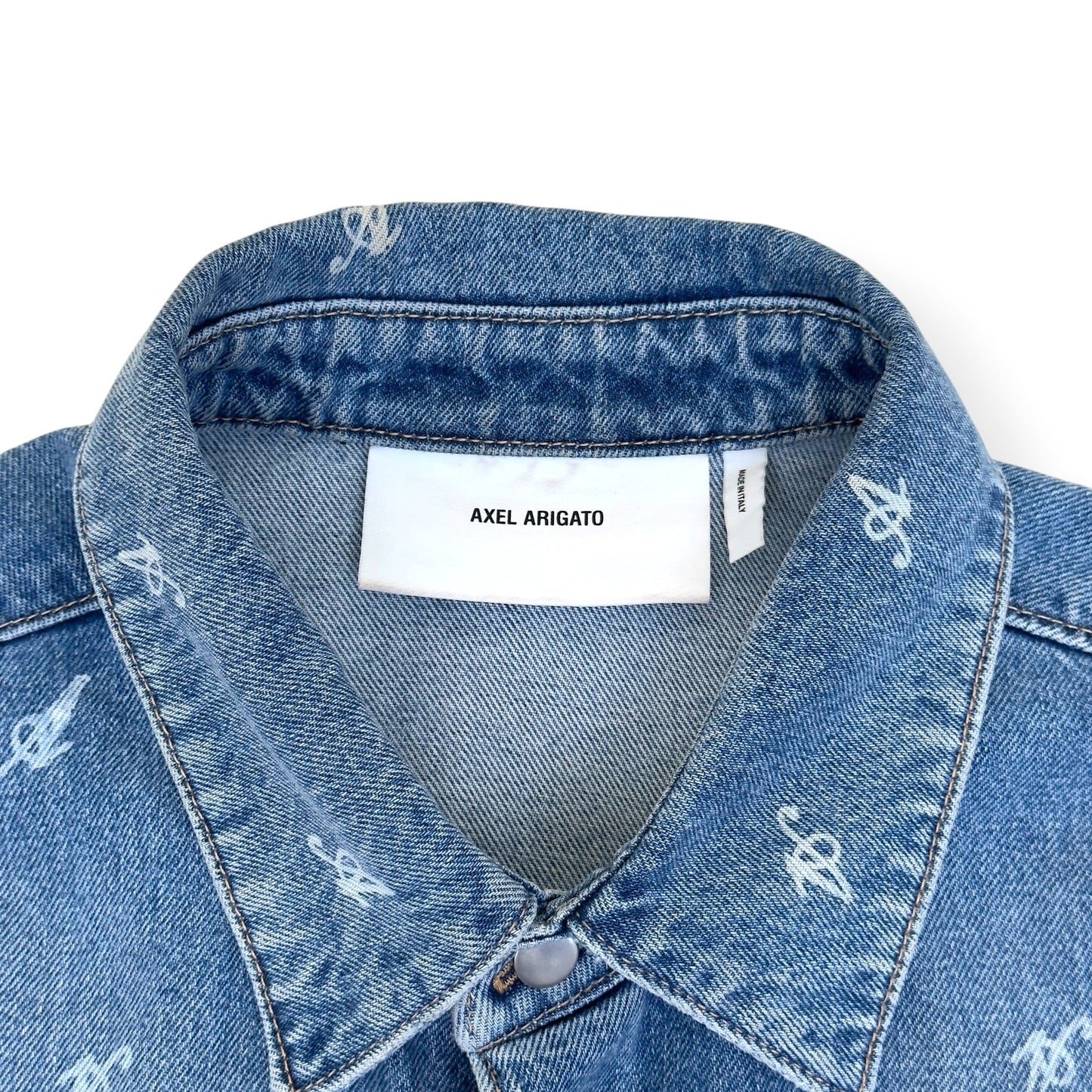 AXEL ARIGATO MILES DENIM SHIRT BLUE M | Medium, Blue