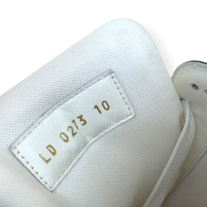 LOUIS VUITTON LEATHER LV TRAINER SNEAKER GREEN / WHITE UK10 | UK 10, Green