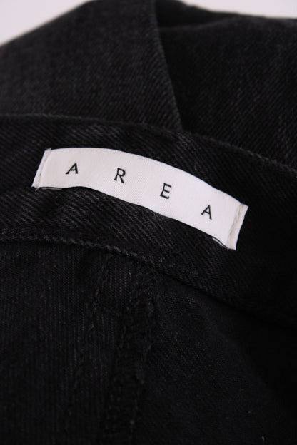 Area Crystal Embellished Jeans Washed Black 28W | O/S, Black