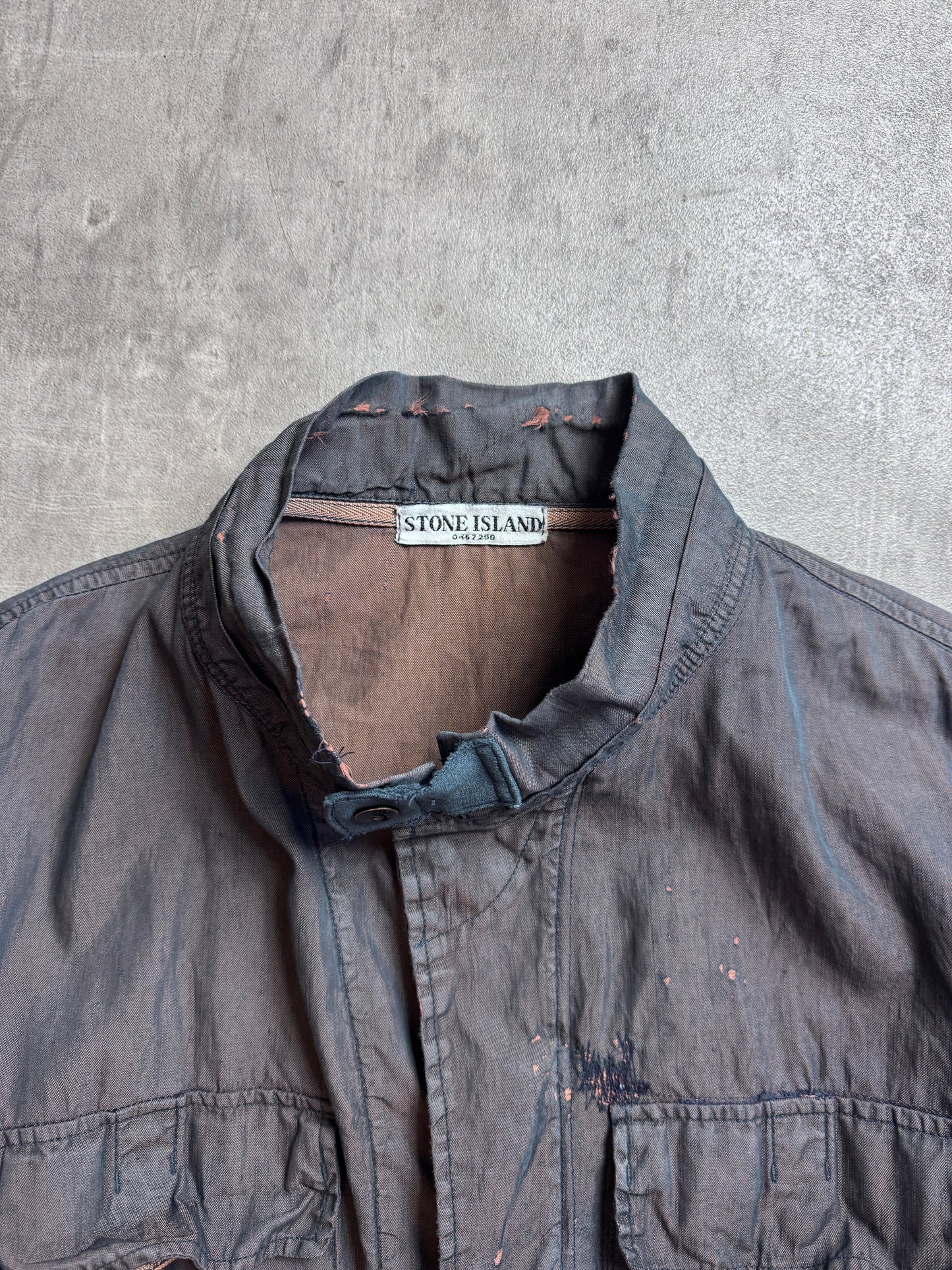 S/S 2005 Stone Island Spalmatura Garment Dyed Lightweight Jacket (Sold As Seen)
