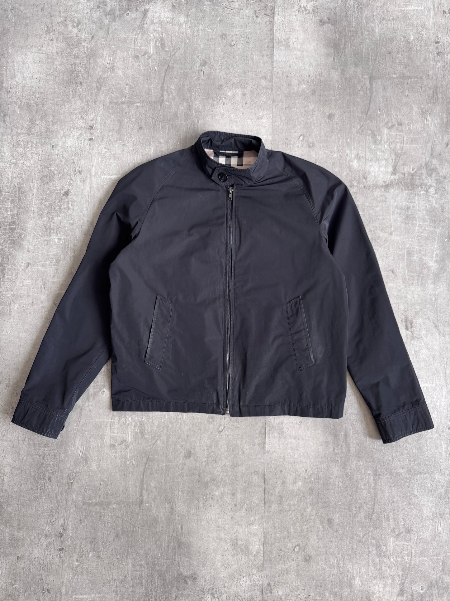 Burberry Brit Black Nylon Harrington Jacket