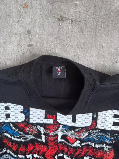 2000's Blue Union Jack Official Tour Promo Tee | Medium, Multicoloured