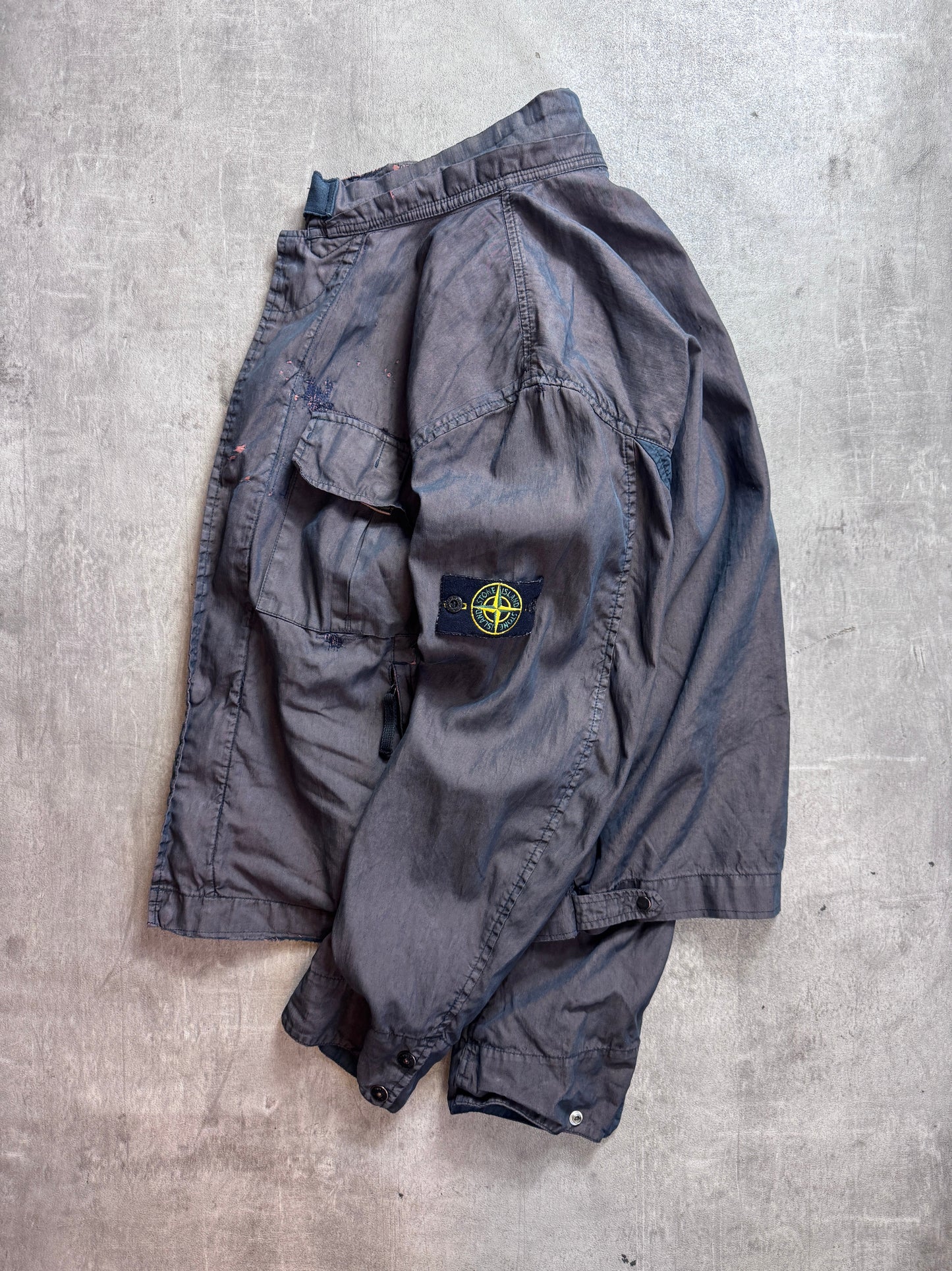 S/S 2005 Stone Island Spalmatura Garment Dyed Lightweight Jacket (Sold As Seen)