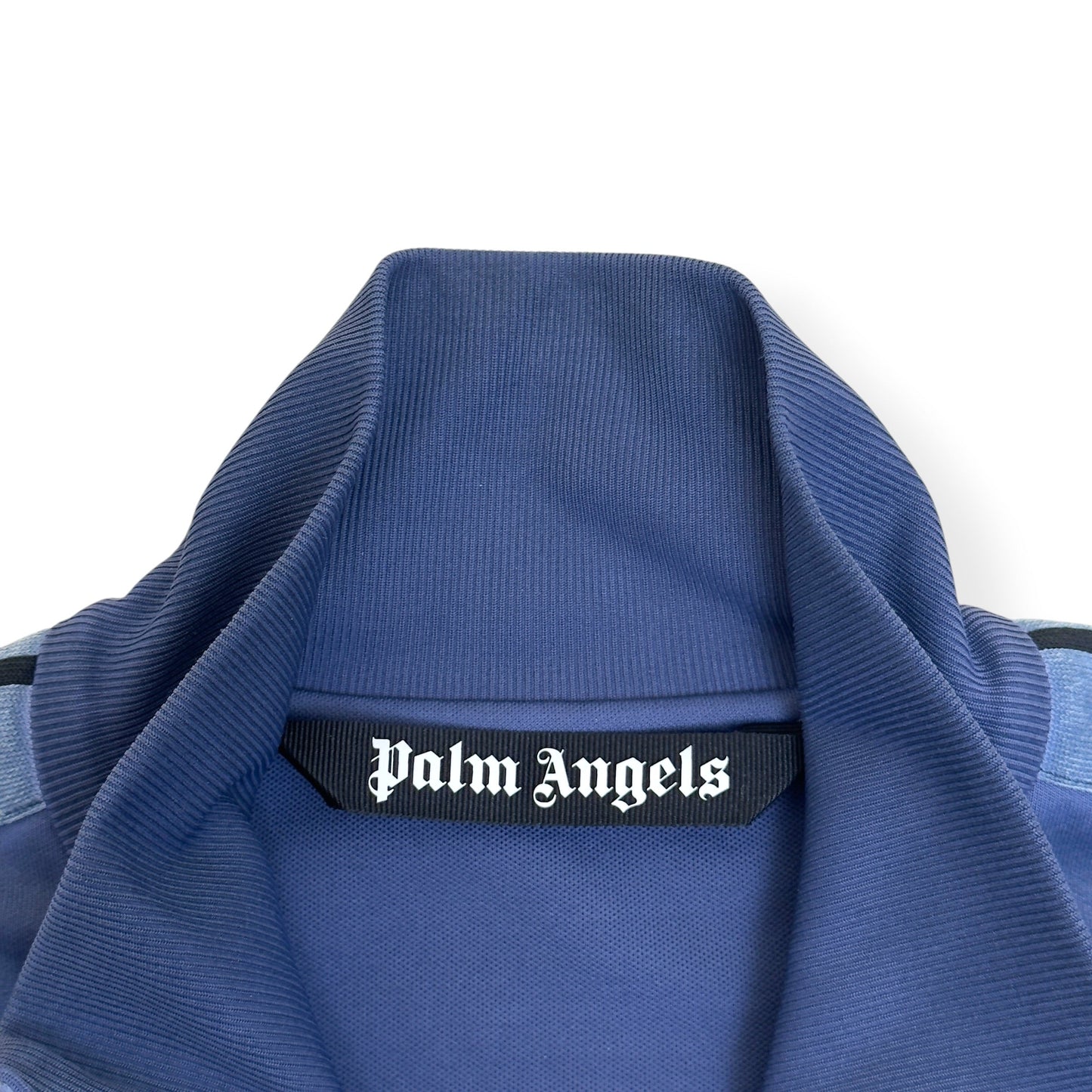 PALM ANGELS GARMENT DYED TRACK JACKET BLUE M | Medium, Blue