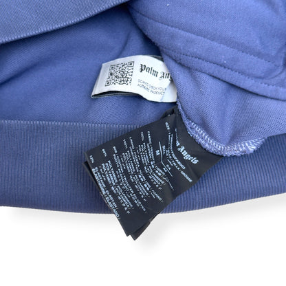 PALM ANGELS GARMENT DYED TRACK JACKET BLUE M | Medium, Blue