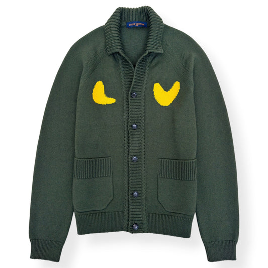 LOUIS VUITTON X NIGO SOPHISTICATED TIGER CARDIGAN GREEN XL | XL, Green